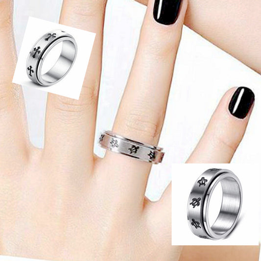 Rotating cross ring