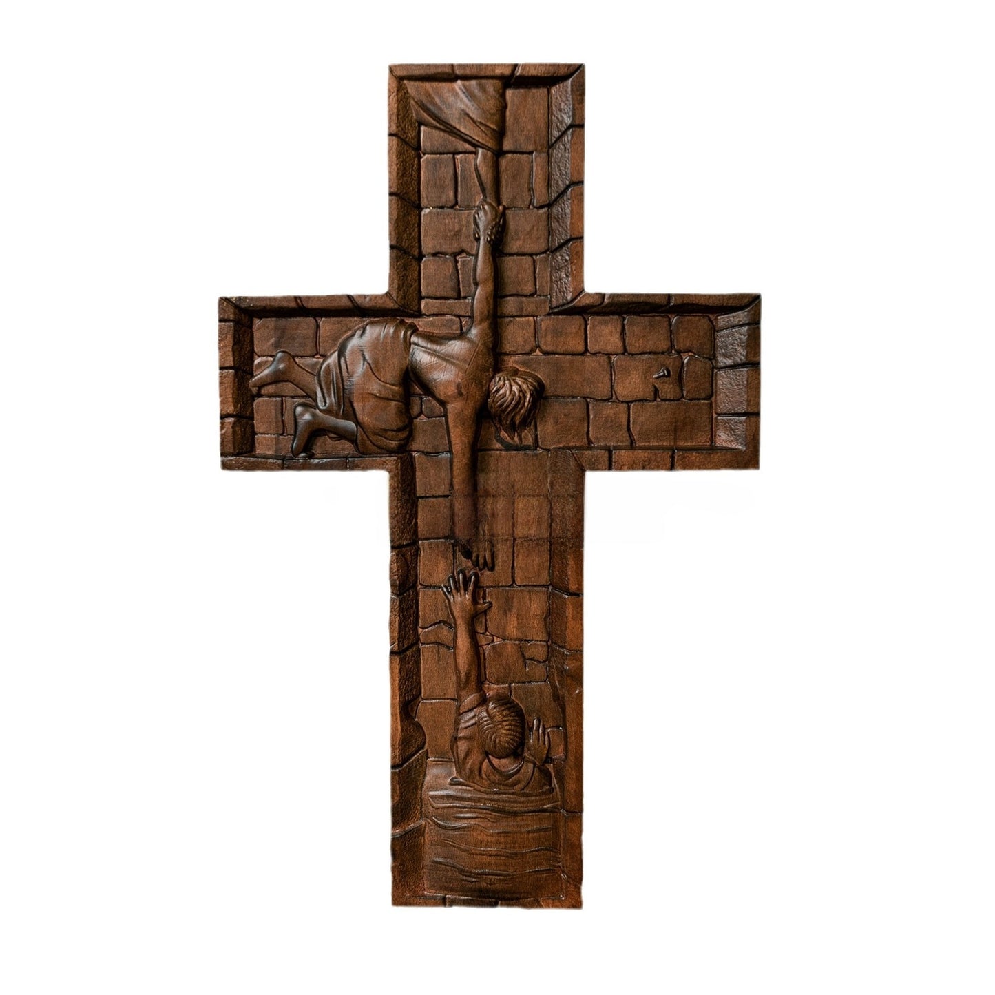 Wooden Cross Ornament