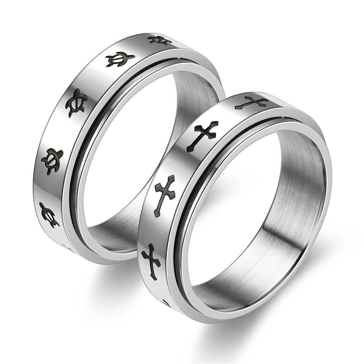 Rotating cross ring