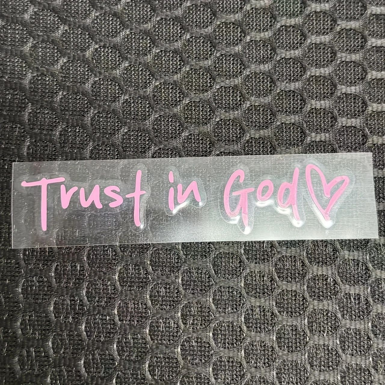 Trust in god Car rearview mirror stickers